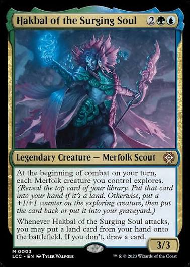 MTG Commander - Hakbal of the Surging Soul